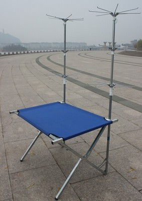 臨海市金蘋果塑鋼制品廠新品解析 多功能折疊飾品展示架，賦能夜市地攤經濟